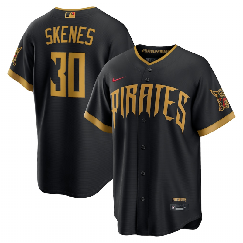 Men Pittsburgh Pirates #30 Skenes black Game 2026 Nike MLB Jersey 0419002->pittsburgh pirates->MLB Jersey